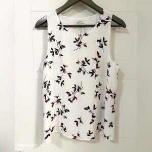 Essentials White Floral Print Blouse